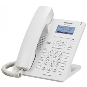 "Panasonic KX-HDV100RU, White, SIP phone
• : Уникальный стильный дизайн
• : 2,3 дюйма ЖК-дисплей (разрешение 132 x 64 пикселей) 
• : Звук HD-качества (G.722)
• : Поддержка кириллицы
• : Поддержка Broadsoft (для нужд операторов IP-телефонии)
• : 1 SI
