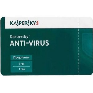 Kaspersky Anti-Virus 2016 Card 2+1 Dt Renewal 1 year