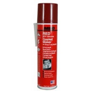 Герметик прокладок высокотемпературный силиконовый(красный)спрей ABRO 226 гр