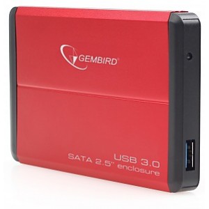 "2.5"" SATA HDD External Case (USB 3.0),  Red, Gembird ""EE2-U3S-2-R""
-  
  http://cablexpert.com/item.aspx?id=8476"