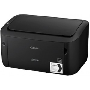 Printer Canon i-Sensys LBP6030 Black, A4, 2400x600 dpi, 18ppm, 60-163 g/m2, 32Мb+SCoA Win, CAPT, Max. 5k pages per month, Paper Input: 150-sheet tray, 7.8 seconds First Print Out Time, USB 2.0, Cartridge 725 (1600 pages 5%) 700 pages starter