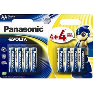 Panasonic   "EVOLTA" AA Blister *8, Alkaline, LR6EGE/8B2F