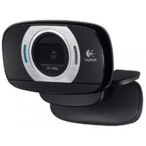 "Camera Logitech C615 HD 1080p
P/N 960-001056
Full HD 1080p video capture (up to 1920 x 1080 pixels) with recommended system
HD video calling (1280 x 720 pixels) with recommended system
Logitech Fluid Crystal™ Technology*
Autofocus
Photos: Up to 8 m