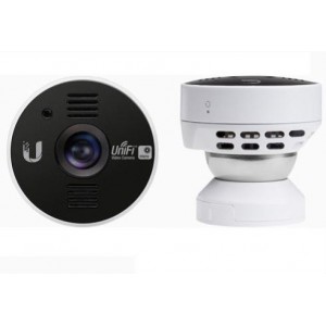  Ubiquiti UniFi Video Camera Micro-Size,  Wall, Ceiling or Pole Mount, 720p HD, 30 FPS, Built-in Microphone and Speaker, 2x2 MIMO Dual-Band Wi-Fi Connectivity, Lens EFL=2.38 mm / F2.4, Night Mode IR LED with Mechanical IR Cut Filter