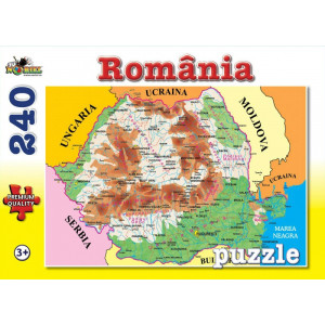 Puzzle Noriel 240 piese Lumea Vesela - Romania
