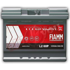 Fiamm - 7905147 L2 60P (540 A) L2 P+/auto acumulator electric