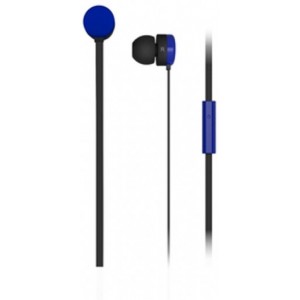 MAXELL "YOYO BUDS V.2" Blue/Black, Earphones with in-line Microphone, Protective silicone case, Hands free calling features, 3 sets of ear tips, Flat cable, Cord type cable 1.2 m