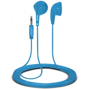 MAXELL "EB95" Blue, Earphones with in-line Microphone, Hands free calling features, Flat cable, Cord type cable 1.2 m