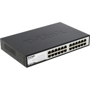   D-Link DGS-1024C/A1A, 24-port UTP 10/100/1000Mbps Auto-sensing, Stand-alone, Unmanaged 11-inch desktop & rack-mount, 1U, D-link Green technology, 802.1P QoS support (retelistica switch/сетевой коммутатор)