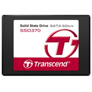 2.5" SATA SSD   64GB Transcend "SSD370" [R/W:570/470MB/s, 7mm, SM2246EN, 3.5 Bracket, Aluminum Case]