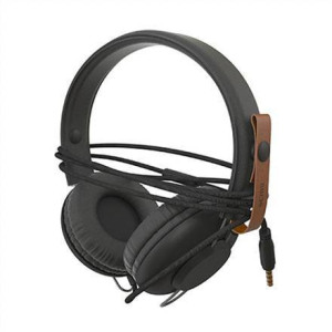 Acme HA08B SATURN Light headphones + cable organizing + mic, Black, 20Hz-20KHz, 110dB, 32 Ohm, 1.6m
