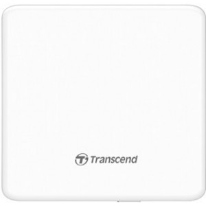 External Slim DVD-RW Drive Transcend "TS8XDVDS", White, SuperSlim (13.9mm) (USB2.0), Retail