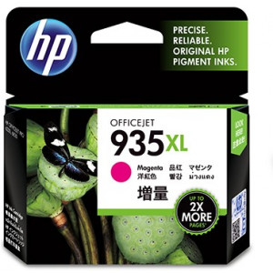 HP 935XL High Yield Magenta Original Ink Cartridge (C2P25AE), ~825 pages, Officejet Pro 6230, 6830