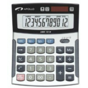 Калькулятор AMD-1212 12-позиционный экран, двойное питание