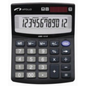 Calculator AMD-1312 12-позиционный экран, двойное питание