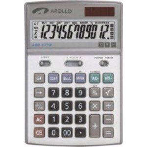 Калькулятор ASD-1712 12-позиционный экран, двойное питание, двойная память