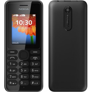 Mobile Phone Nokia 108 Black ***Dual Sim***