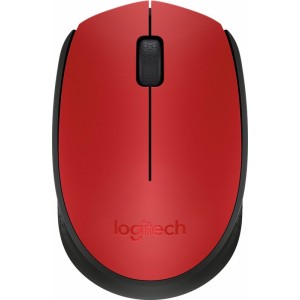 Мышь Logitech M171 Wireless Mouse Red-Black USB