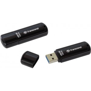 128GB  USB3.0 Flash Drive Transcend "JetFlash 700", Black, Classic (R/W:90/40MB/s)