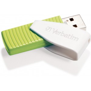 Флешка Verbatim 32GB Store 'n' Go Swivel USB 2.0 Drive, EUCALYPTUS GREEN