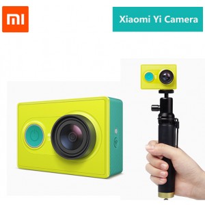 Xiaomi "Yi Action Camera", Green, Video Resolutions: up to 1296p 30fps/ 1080p 60fps / 720p 120fps/ 480p 240fps, 155°, Ambrella A7LS, Sensor:16MPx Sony (Exmor R BSI CMOS), Microphone, WiFi, Bluetooth, Battery 1010mAh, up to 100 minutes, 70g