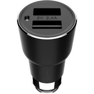 USB  Car Charger + FM Transmiter - Xiaomi "RoidMi" (BFQ01RM), Black, BT4.0, FM frequency 87.5-108MHz, 2 x USB charger 5V/2.1A, DC12/24V, Low distortion sound quality, High performance controller, Internal USB indicator, Support Android APP