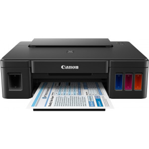 Printer Canon Pixma G1400, Duplex, A4, Print 4800x1200dpi_2pl, Scan 600x1200dpi, ESAT 12.2/8.7 ipm,64-275г/м2, LCD display_6.2cm,USB 2.0, 4 ink tanks: GI-490BK,GI-490C,GI-490M,GI-490Y