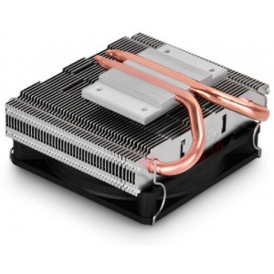 DEEPCOOL Cooler "HTPC-200", Socket 775/1150/1151 & FM2/FM1/AM3+, up to 100W, 80х80х15mm, 600~2500rpm, 17.8~26.2 dBA, 23CFM, 4 pin, PWM, 47mm ultra-thin design compatible with HTPC Case &ITX MB, Hydro Bearing, 2 heatpipes direct contact