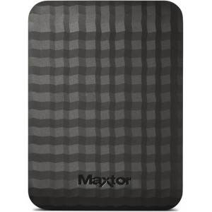 2.5" External HDD 500GB (USB3.0)  Seagate "Maxtor M3 Portable" STSHX-M500TCBM, Durable Black design