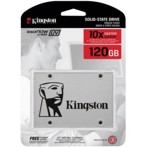  120GB SSD 2.5" Kingston SSDNow UV400 SUV400S37/120G 120GB, 7mm, Read 550MB/s, Write 350MB/s, SATA III 6.0 Gbps (solid state drive intern SSD/внутрений высокоскоростной накопитель SSD)