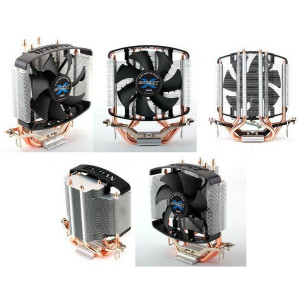 ZALMAN Cooler  "CNPS5X PERFORMA", Socket 775/1150/1151 & FM2/FM1/AM3+, up to 100W, 92х92х25mm, 1350~2700rpm, 20~32 dBA, 4 pin, PWM,  Shark Fin Blade Fan, Fluid Shield Bearing, 3 heatpipes direct contact, included Thermal Grease (ZM-STG2M)