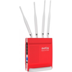 Wireless Gaming Router Netis "WF2681", 1200Mbps, 2.4GHz, 5GHz, 4 x Fixed antenna