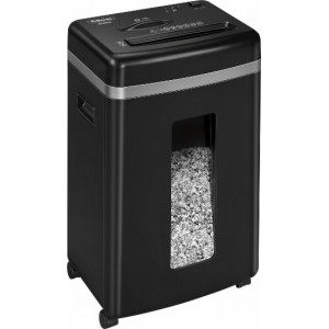 "Fellowes  Powershred® 450M, DIN Level P-5, Cross 2х12mm, Capacity 8sheets, Vol.22 lit Staples, DVD
-  
 http://www.fellowes.com/row/en/Products/Pages/product-details.aspx?prod=FT-4074101&cat=SHREDDERS&subcat=DESKSIDE_SHREDDERS&tercat="