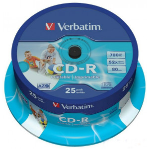 "CD-R   Printable  50*Cake, Verbatim, 700MB, 52x, AZO PRO, Printable NO ID Brand; 43745
-  
 http://www.sklep.platinet.pl/VERBATIM-CD-R-700MB-52X-AZO-PRINTABLE-NO-ID-CAKE-5(4,16070,11437).aspx"
