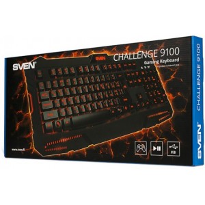 Клавиатура SVEN Challenge 9100, USB, Black