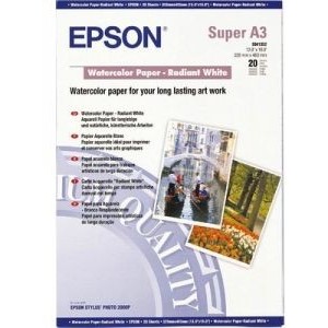 A3+ EPSON Water Color Paper-Radian White C13S041352