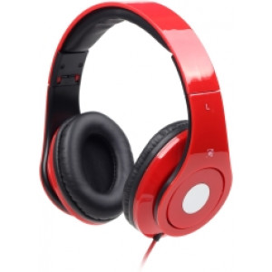  Gembird MHS-DTW-R Detroit, Red, Folding stereo headphones 20-20000 Hz, 1.5m, 3.5 mm