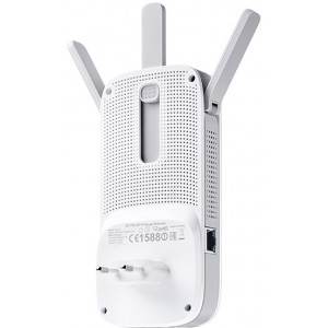 Wireless Range Extender  TP-LINK "RE450", 1750MbpsExpand Wi-Fi Network for Ultimate PerformanceExpanded 450Mbps on 2.4GHz + 1300Mbps on 5GHz totals 1750Mbps Wi-Fi speedsThree adjustable external antennas provide optimal Wi-Fi coverage and reliable connect