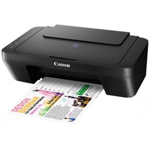 MFD Canon Pixma E414 BlackCopier/Printer/Scanner, A4, 8/4 pg/min, print: 4800x600, scan: 1200x600, USB2.0Cartridges: PG-46  Black, 400 pages                       CL-56  Colour, 300 pages