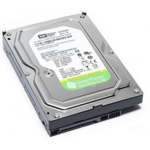 3.5" HDD  1.0TB -SATA-64MB Western Digital "AV-GP (WD10EURX)"