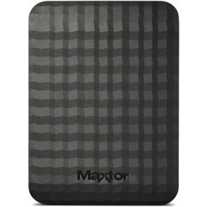 1.0TB (USB3.0) 2.5" Seagate "Maxtor M3 Portable (STSHX-M101TCBM)", Durable Black Design