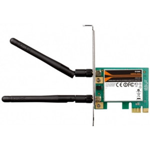   D-Link DWA-548/B1B Wireless N 300 PCI Express Desktop Adapter (802.11n) 802.11b/g/n compatible 2.4GHz Up to 300Mbps data transfer rate, PCIe Interface, 2 external dipole antennas (2dBi), (placa de retea wireless WiFi/сетевая карта WiFi беспроводная)