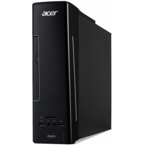 Acer Aspire XC-780 Desktop (DT.B5EME.002) Intel® Pentium® G4400 3,3 GHz, 4Gb DDR4 RAM, 1TB HDD, DVDRW, Card Reader, Intel® HD Graphics, No VGA, 2*HDMI, 220W PSU, FreeDOS, USB KB/MS, Black (Made in Hungary)