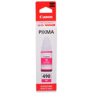Ink Bottle Canon GI-490 M, magenta, 70ml for PIXMA G1400/G2400/G3400