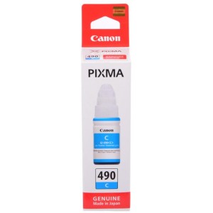 Ink Bottle Canon GI-490 C, cyan, 70ml for PIXMA G1400/G2400/G3400