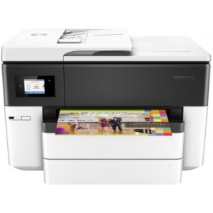 HP OfficeJet Pro 7740 Wide A3+ AiO Print/Copy/Scan/Fax, up to 34ppm, 4800x1200dpi, Duplex, 512MB Memory, 6,75 cm Touch LCD, up to 30000 pages, 35 pages ADF, USB 2.0, WiFi 802.11b/g/n, Ethernet, RJ-11, ePrint,  AirPrint™ (#952/XL B/C/M/Y Cartridge)