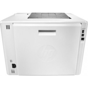 HP Color LaserJet Pro M452dn Printer, Up to 27ppm, Duplex, 600x600 dpi, Up to 50000 p., 256 MB NAND Flash, 128 MB DRAM, 2 line LCD display,  PCL 5c/6, Postscript 3, USB 2.0, Ethernet 10/100Base-TX, HP ePrint, Apple AirPrint™, White