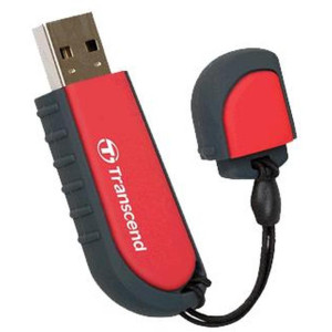 16 GB Transcend JetFlash V70 Red, Rubber, Sporty design