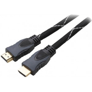 Cable HDMI 2m - Brackton(Zignum) "Basic" X-HC000-015LC, 2 m,, High Speed HDMI® Cable with Ethernet, male-male, with gold plated contacts, double shielded, with dust caps
