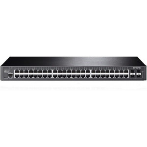 48-port 10/100/1000Mbps Switch  TP-LINK "T2600G-52TS",4xSFP slotGigabit Ethernet connections on all ports provide full speed of data transferringL2+ feature——Static Routing, helps route internal traffic for more efficient use of network resourcesIP-MAC-Po
